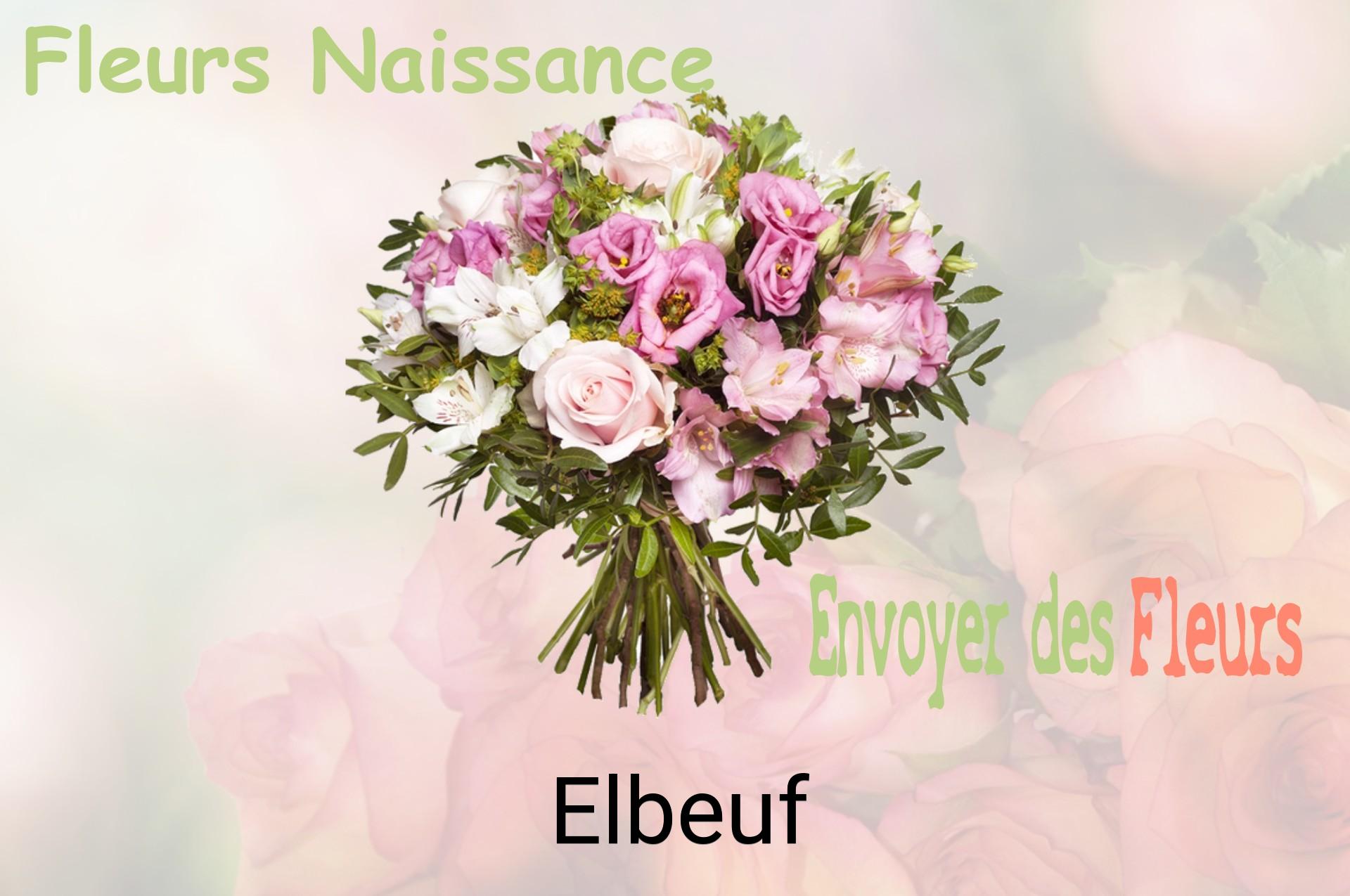 Bouquet de fleurs de naissance livré à Elbeuf